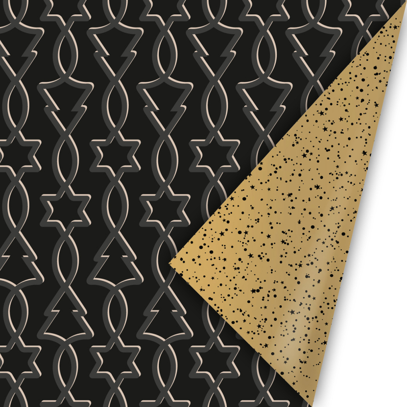 Inpakpapier 30 CM | Trees & Stars